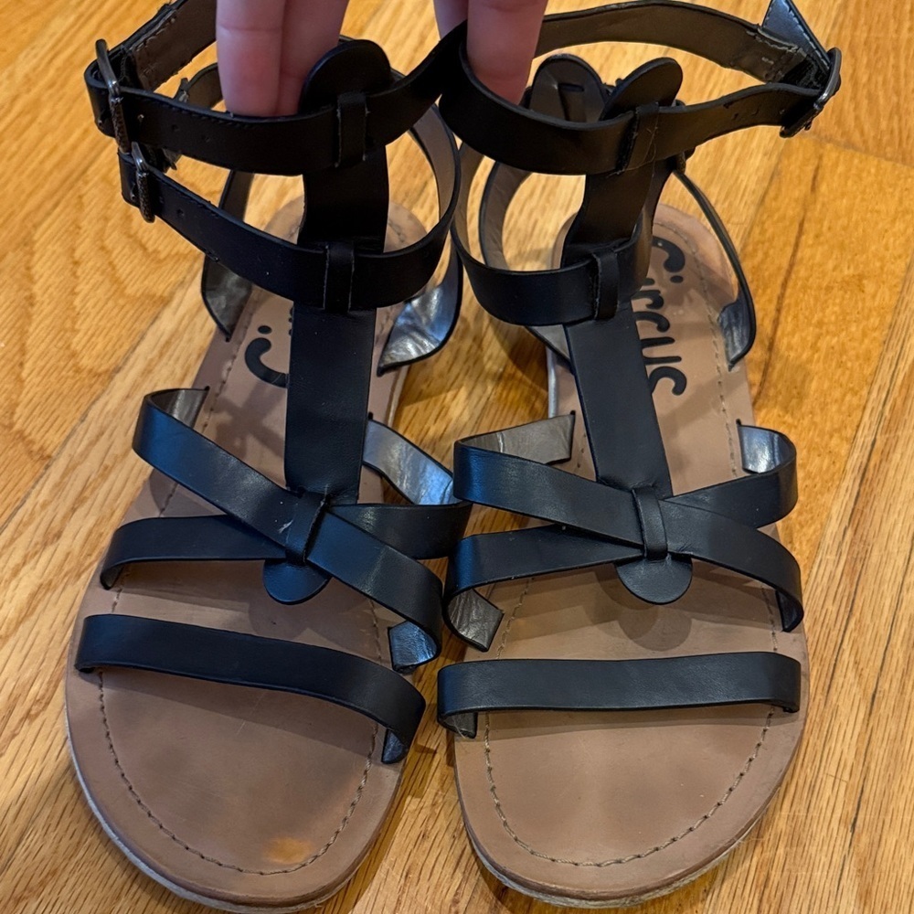 Circus by Sam Edelman Strappy Black Sandals